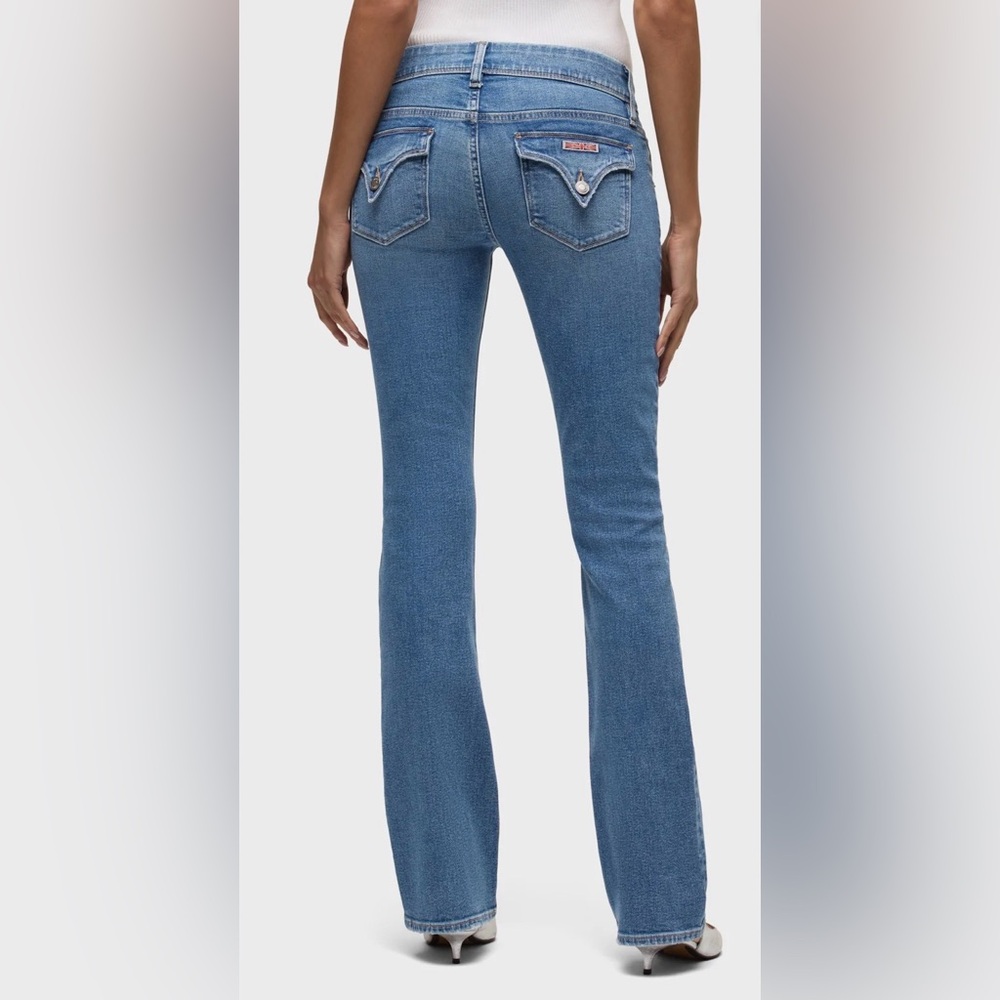 Hudson Beth Mid Rise Baby Bootcut Jeans Sz 12 Light‎ Wash Premium Designer Denim